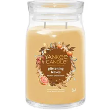 Yankee Candle Glistening Leaves Duftkerze 567 g gelb