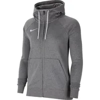 Nike Park 20 Fleece Kapuzenjacke Damen charcoal heathr/white/white M