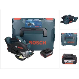 Bosch GKM 18V-50 Akku-Handkreissäge 18 V 136 mm + 1x Akku 5,0 Ah + L-Boxx