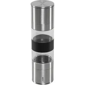 GEFU Doppelmühle LAMOLA 18,8 cm Silber unbefüllt
