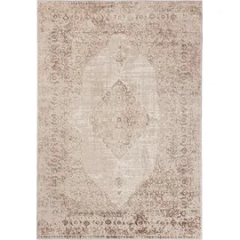 mazovia Teppich Beige Modern Vintage - Wohnzimmer, Esszimmer, ® Zertifikat, Braun - 200 x 300 cm