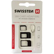 Swissten 3in1 microSIM/nanoSIM-Kartenadapter