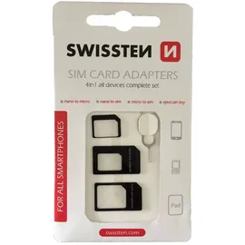 Swissten 3in1 microSIM/nanoSIM-Kartenadapter
