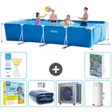 Rechteckiger Frame Pool - 450x220x84 Cm - 7-teilig  S157