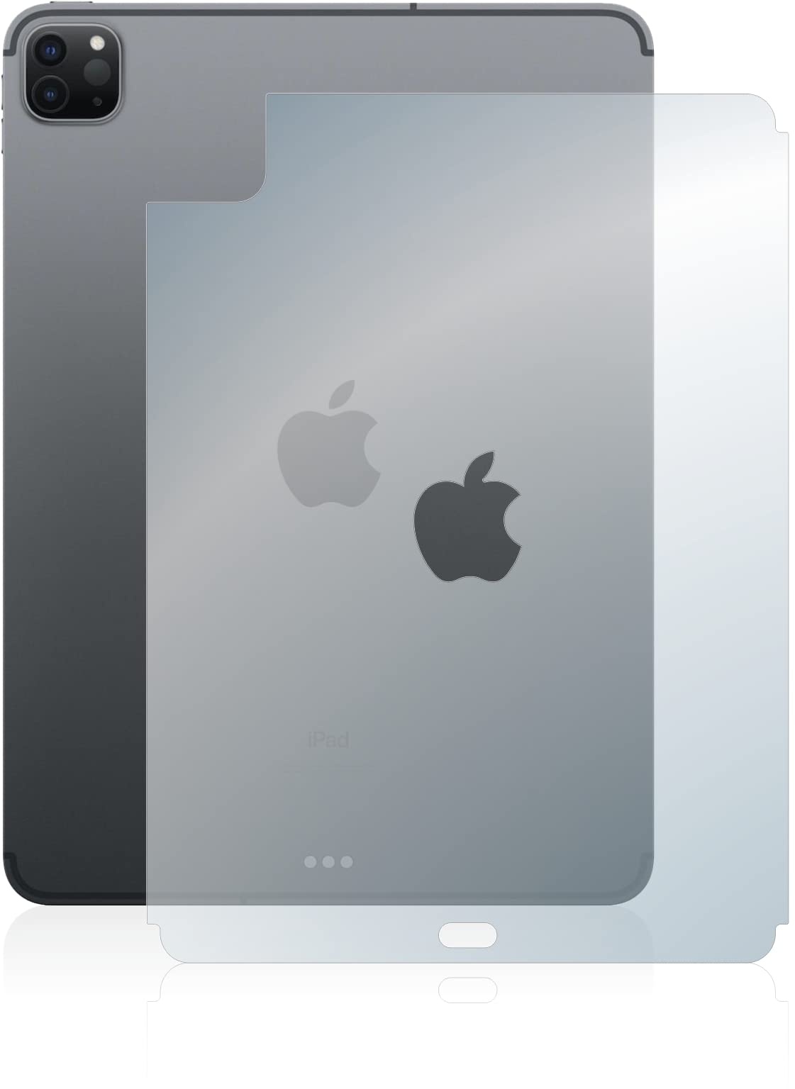 BROTECT Panzerglasfolie für Apple iPad Pro 11" WiFi 2021 (Rückseite, 3. Gen.) Schutzglas Schutzfolie [Extrem Kratzfest 9H, Anti-Fingerprint
