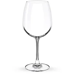 Wilmax Weinglas-Set, 6 kristalline Weingläser, 600 ml, Hochwertiges Kristallglas