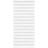 vidaXL Doppelrollo Zebrarollo 100 x 230 cm Weiß