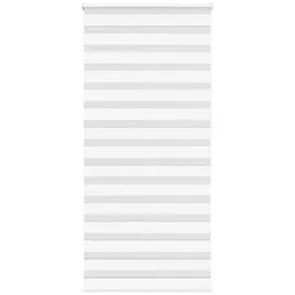 vidaXL Doppelrollo Zebrarollo 100 x 230 cm Weiß
