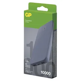 GP Powerbank B+ 10000 mAh LiPo USB-A, USB-C, Grau