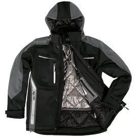 Leibwächter Winter-Softshelljacke Flex-Line Gr. 2XL schwarz/grau