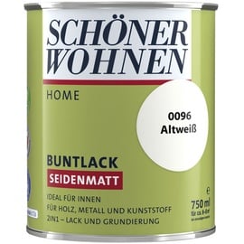 Schöner Wohnen Home Buntlack 750 ml altweiß seidenmatt