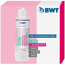 BWT Wasserfilter AQA drink Zinc + MP300 | Filterkerze mit Zink & Magnesium | Wasserfilter Trinkwasser | Filtert Kalk, Chlor, Blei & Kupfer