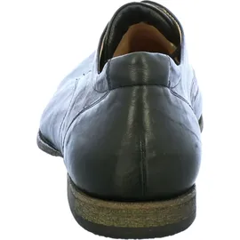 THINK! Schnürschuhe Guru chromfrei gegerbte nachhaltige Halbschuhe, SCHWARZ 0010