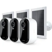 Arlo Essential 2 2K Outdoor Kamera 3er Set + Solarpanel