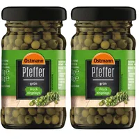 Ostmann Gewürze Grüner Pfeffer eingelegt, 70 g (Packung mit 2)