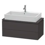 Duravit L-Cube Waschtischunterschrank, 2 Auszüge, LC580808080