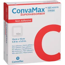 Convamax Superabsorber nicht adh siv 15x15 cm