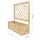 hardin 1fachgut Pflanzkasten mit Rankgitter 98 x 34 x 104 cm Natur