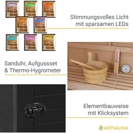 Artsauna Vantaa 150 mit Salzstein