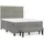 vidaXL Boxspringbett 140 x 200 cm Hellgrau