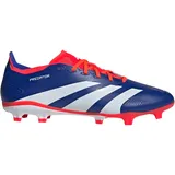 Adidas Unisex Predator League Football Boots Firm Ground Fußballschuhe, Lucid Blue/Cloud White/Solar Red, 48 2/3 EU