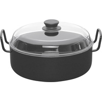 RIESS Oma´s Schmorpfanne 28 cm mit Glasdeckel