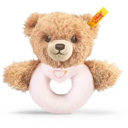 Steiff - Schlaf-gut-Bär Greifring 12 rosa