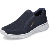 RIEKER Herren Slipper 13155, Männer Slip On,lose Einlage,elegant,Office,büro,Freizeit,Slipper,Mokassins,Halbschuhe,Slip-ons,blau (14),45 EU / 10.5 UK