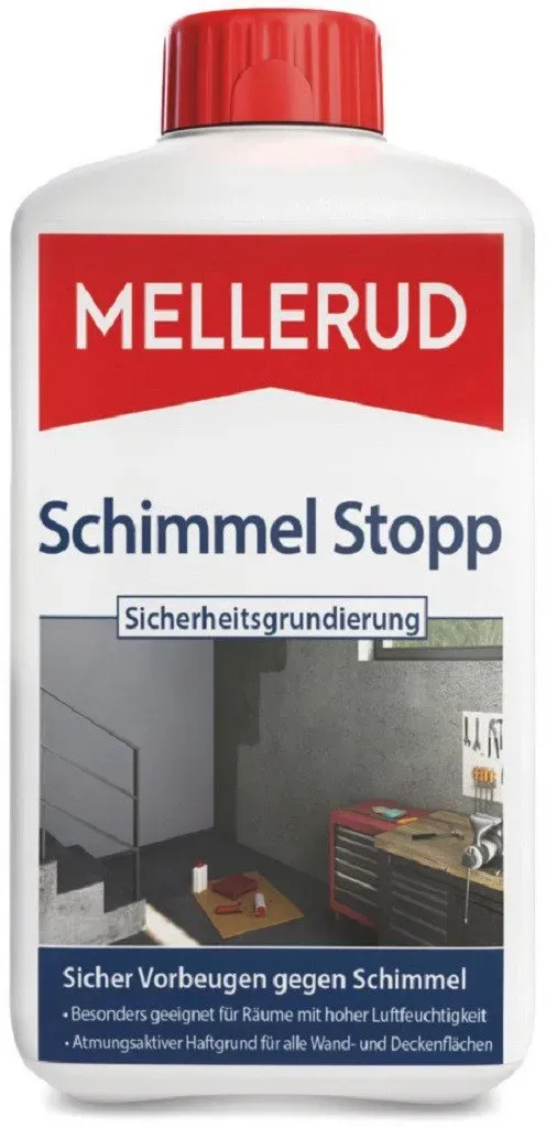 Preisvergleich Produktbild Mellerud MELLERUD Schimmelstopp, Sicherheitsgrundierung, 1 Ltr Flüssigreiniger