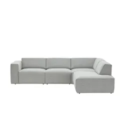 Ecksofa  Enleen ¦ grau ¦ Maße (cm): B: 282 H: 71 T: 222