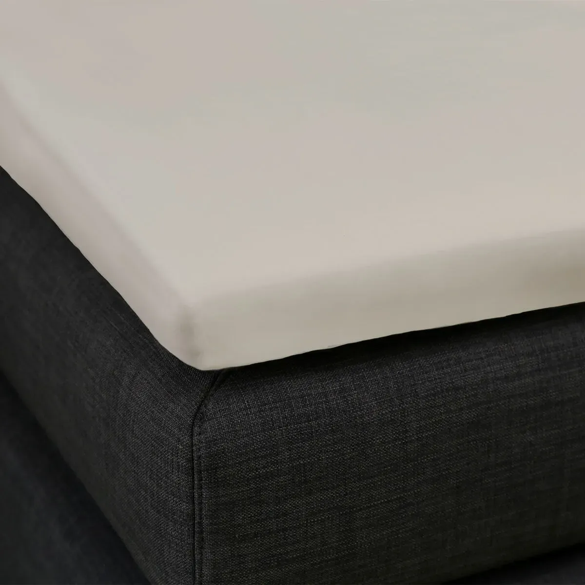 Formesse Split-Topper Spannbetttuch Bella Gracia La Piccola Duo 1 180x210-220 cm | perlgrau - grau