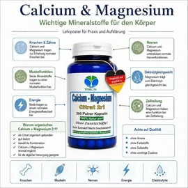 VitalLife Calcium Magnesium Citrat Komplex Kapseln 360 St.