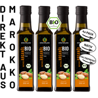 Bio Arganöl, original aus Marokko 1000ml, nativ, 100% rein, vegan, kaltgepresst