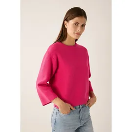 More & More Rundhalspullover Strickpullover Pink 46