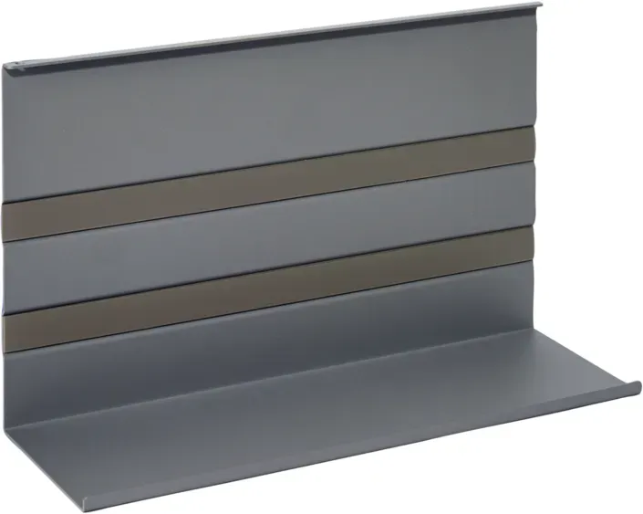Naber 8045017 Linero MosaiQ Universalablage 2, Relingsystem graphitschwarz Li...