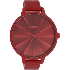 Oozoo C11253 Dunkelrot Lederband 48 mm
