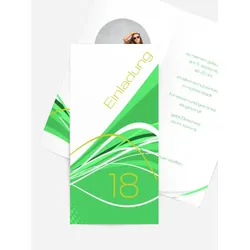 Einladungen Geburtstag selbst gestalten mit Spruch und Fotos im Onlinedesigner bei Meine-Kartenmanufaktur.de