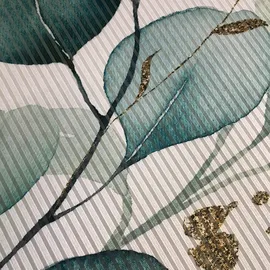 home in green ABANIO 1, grün, B:60cm H:245cm, Polyester, 245x60 cm, halbtransparent, Farbe:grün, Größe:245 x 60 cm, Anzahl:1x