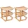 5 five simply smart 5five - eckregal 2 ebenen Bambus