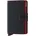 Unisex Kartenetui matte black red