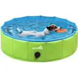Famanu Hundepool faltbar mit PVC-Antislip - strapazierfähig - für Kinder und Haustiere - Größe M 80 * 20CM