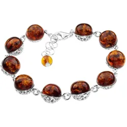 Armband OSTSEE-SCHMUCK "Ostsee-Schmuck Armband Dolores Armband Dolores", silber (silberfarben), Armbänder, Damen, 18,5-20,5, Silber 925 (Sterlingsilber)