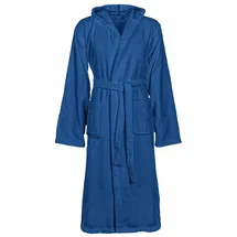 vidaXL Bademantel Bademantel KINN Blau XXXL Baumwolle, Baumwolle