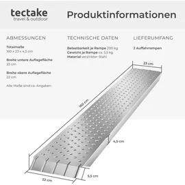 Tectake Auffahrrampe 400 kg