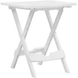 vidaXL Gartentisch 45,5 x 38,5 x 50 cm weiß klappbar