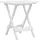 vidaXL Gartentisch 45,5 x 38,5 x 50 cm weiß klappbar