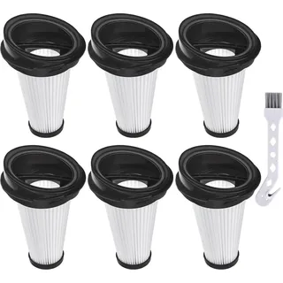 6 Stück Ersatzfilter für Grundig VCH 9129L 9130 9930 2 in 1 Akku-und Handstaubsauger,Hepa Filter Ersatzteile