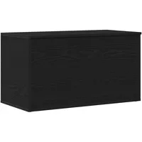 VidaXL Aufbewahrungstruhe Schwarz Eiche 84x42x46 cm Holzwerkstoff