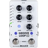 Mooer Groove Loop X2 Pedal - Stereo Looper/Drum Machine Effektpedal für Gitarre