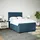 vidaXL Boxspringbett 140 x 200 cm Blau